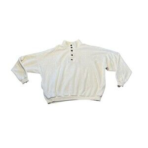 Vintage J.J. SKIVVEE Mens Henley Pullover Sweatshirt Size XL Made In USA Sweater
